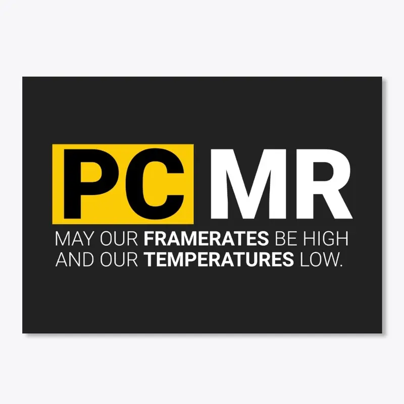 PCMR sticker