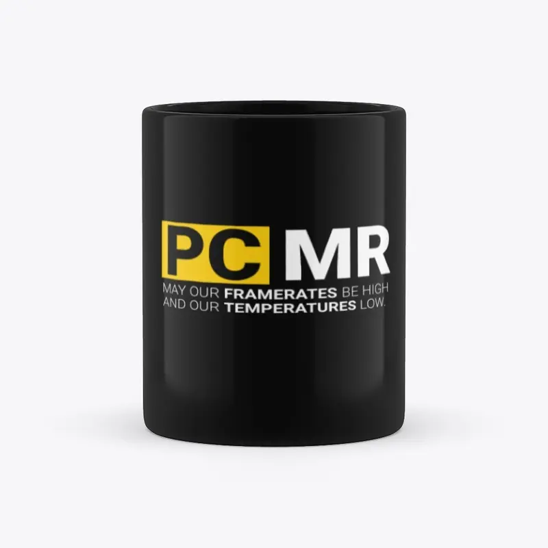 PCMR MUG - ALL BLACK